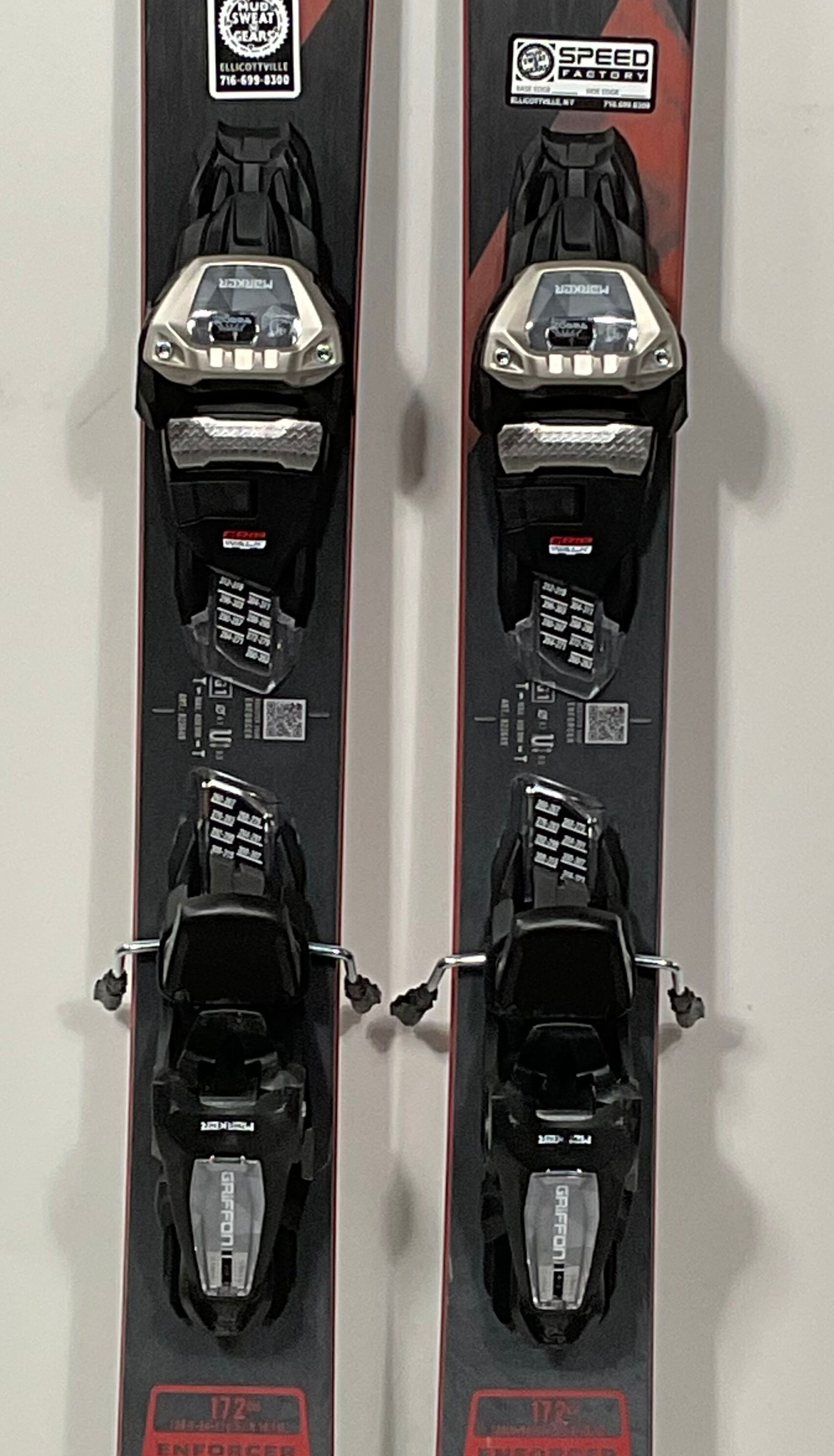 Used 2023 Nordica 172cm Enforcer 94 Skis With Marker Griffon Bindings