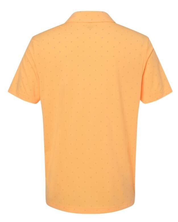 Adidas Golf Mens A574 Pine Tree Polo Shirt Golf Medium Orange M NWT