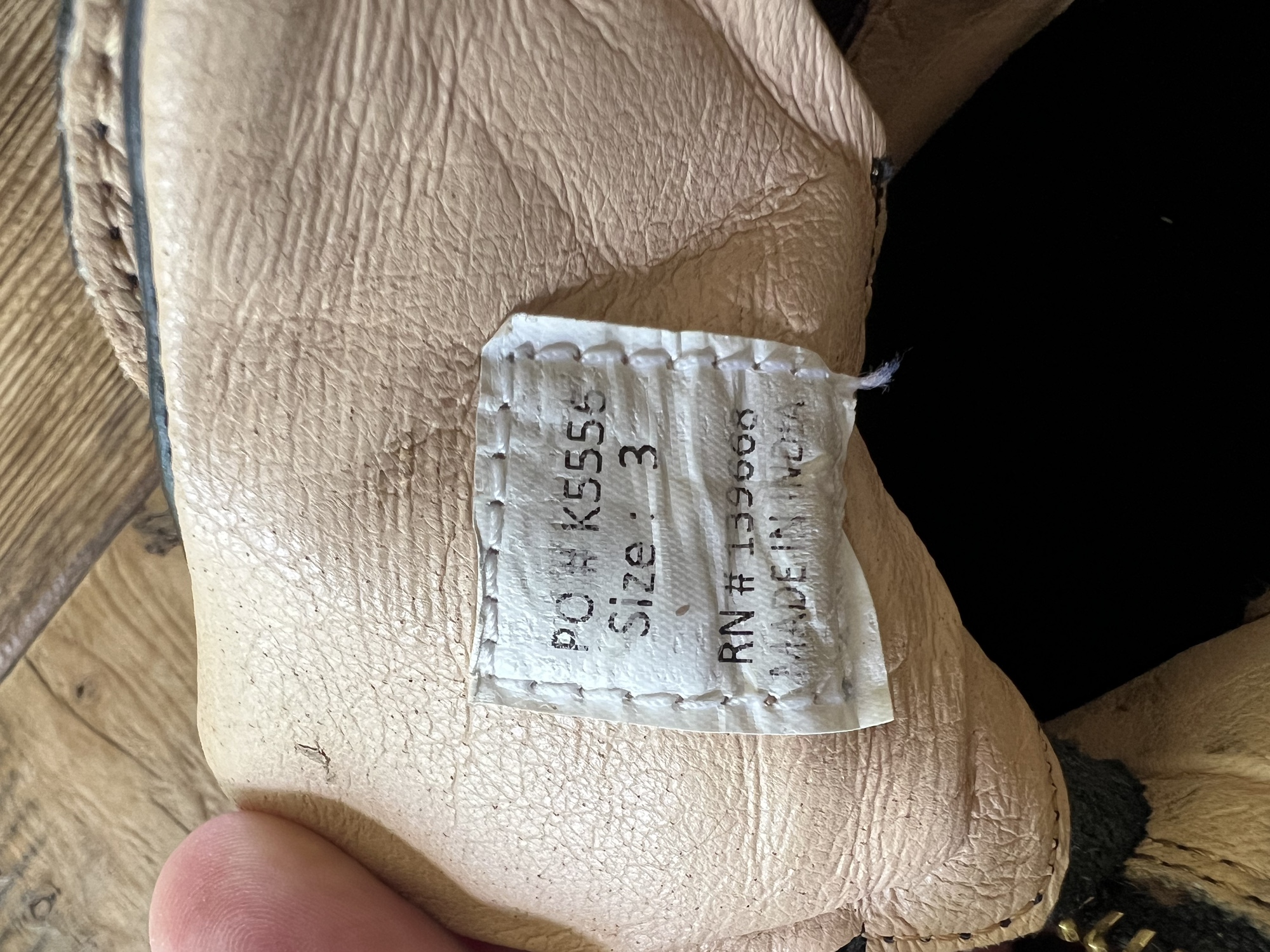 Black Leather Equestrian Paddock Kids Riding Boots Size 3 SidelineSwap