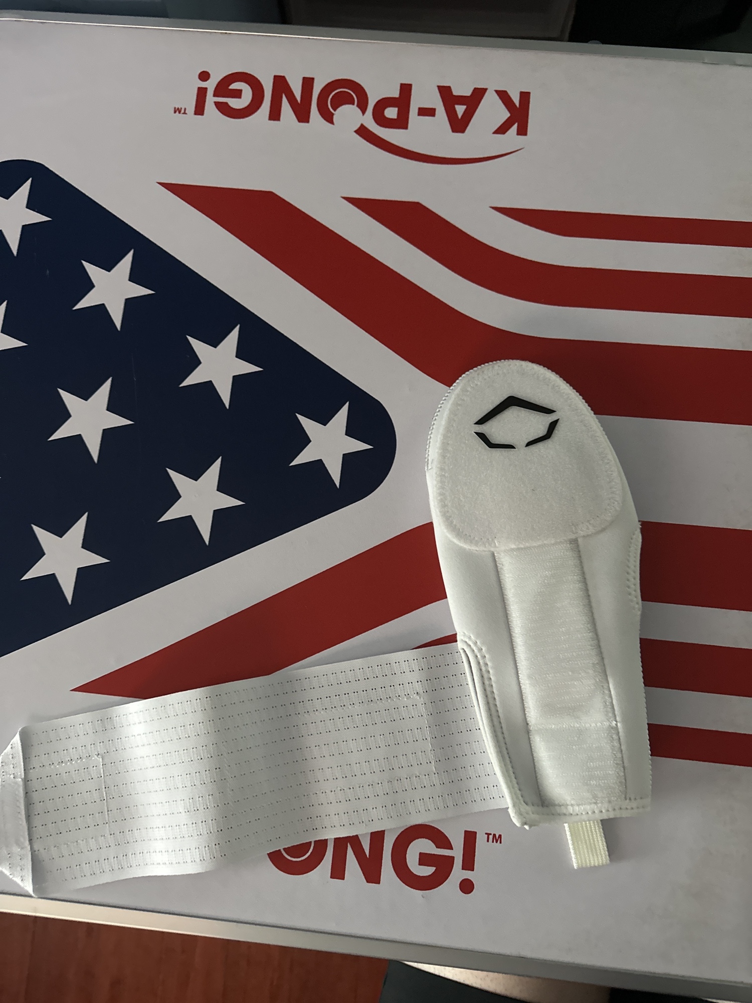 White New Senior EvoShield Wrist Guards Sliding mitt SidelineSwap