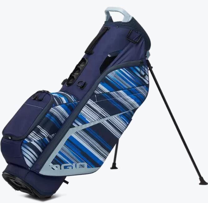 OGIO Fuse 4 Double Strap Stand Carry Golf Bag 4Way Warp Speed Navy New