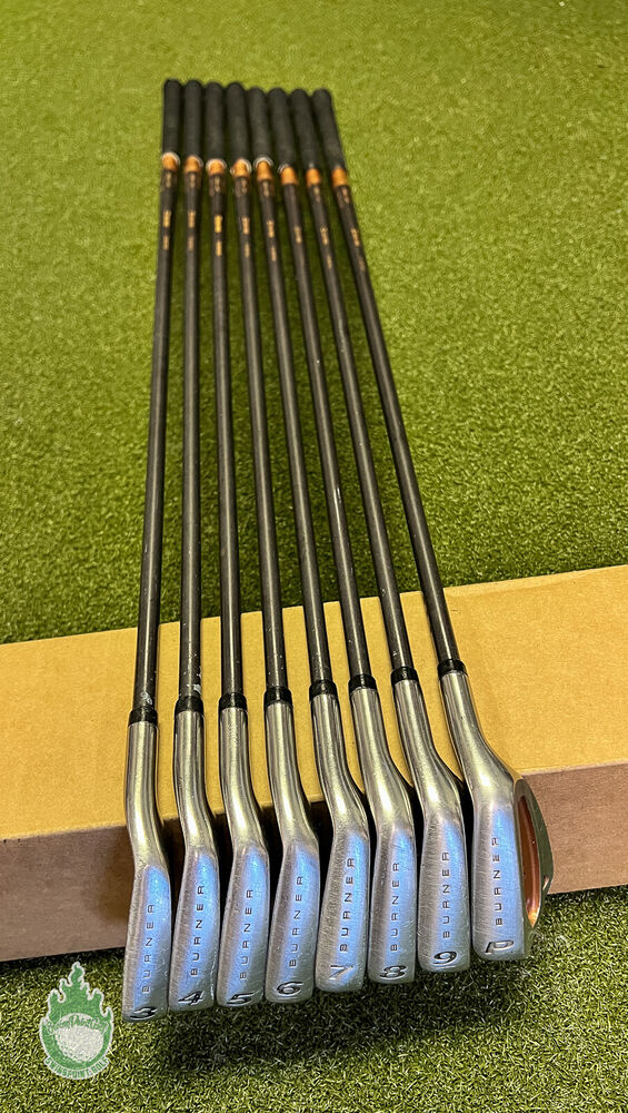 Used TaylorMade Burner Oversize Irons 3PW 100g Tour Stiff Graphite