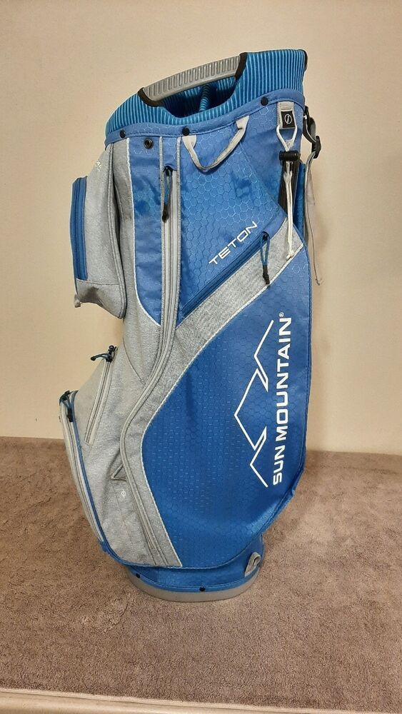 Used Sun Mountain TETON Cart Bag Gray Cobart SidelineSwap