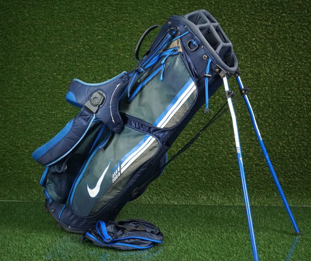 NIKE XTREME SPORT IV 8WAY DIVIDER GOLF STAND BAG, BLUE / WHITE
