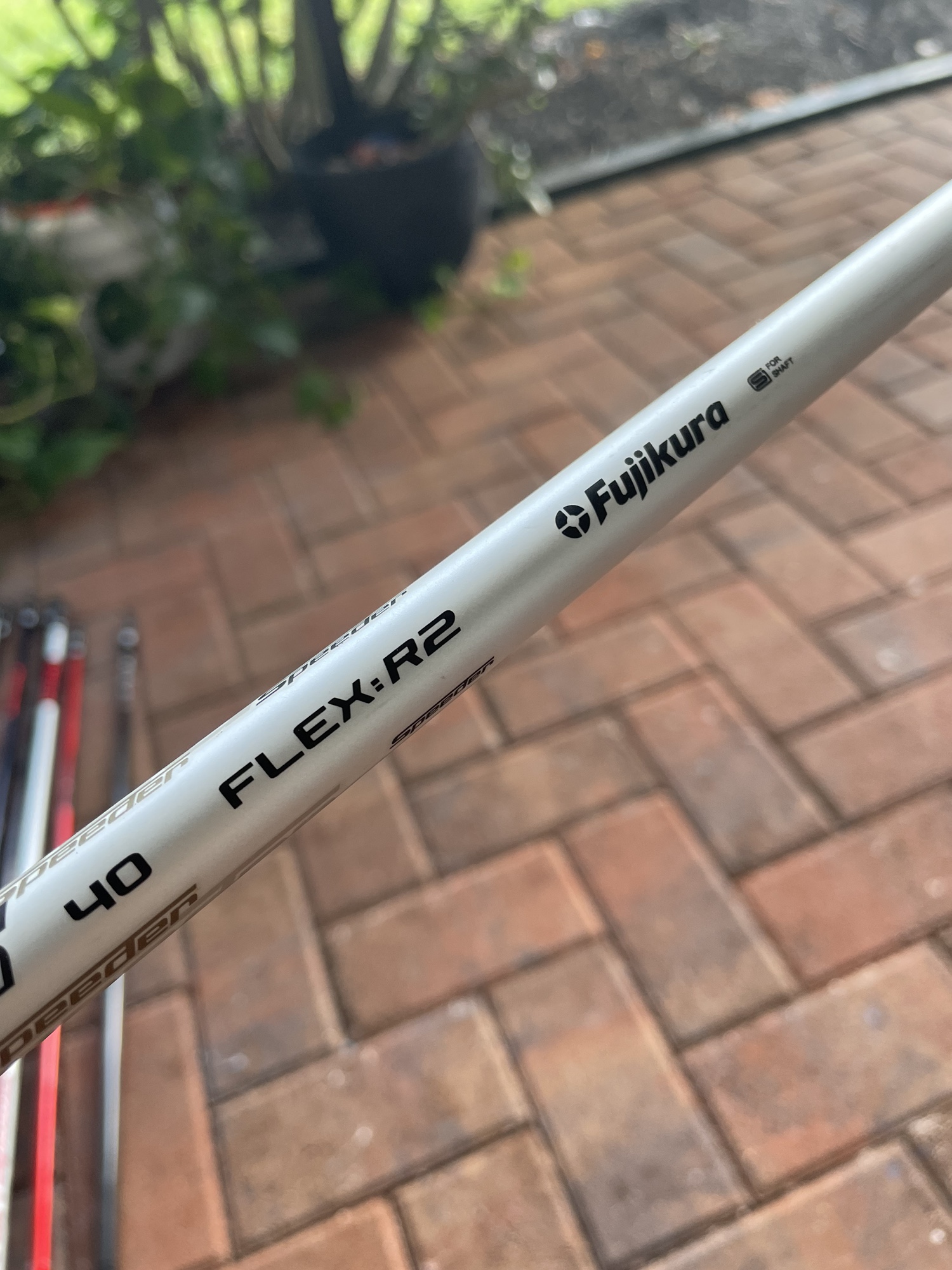 Fujikura Air Speeder 40g R2 Senior Flex Driver Shaft with tour edge