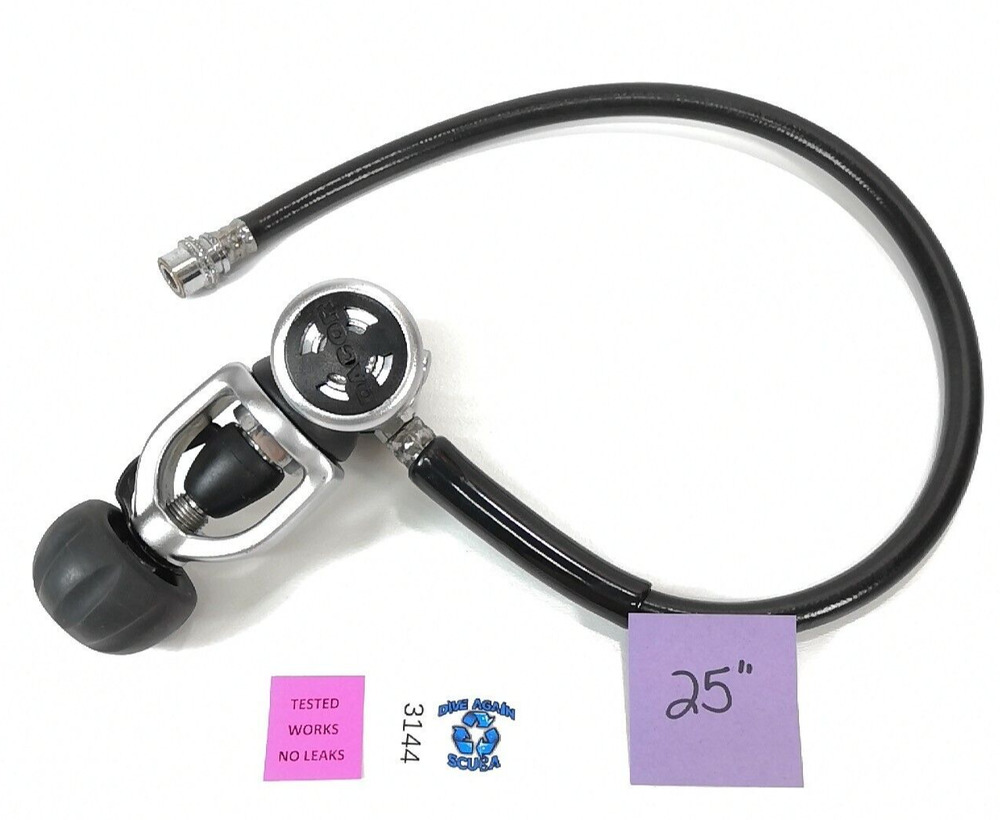 Dacor Yoke 1st First Stage Scuba Dive Regulator + BCD Inflator Hose 3144 SidelineSwap