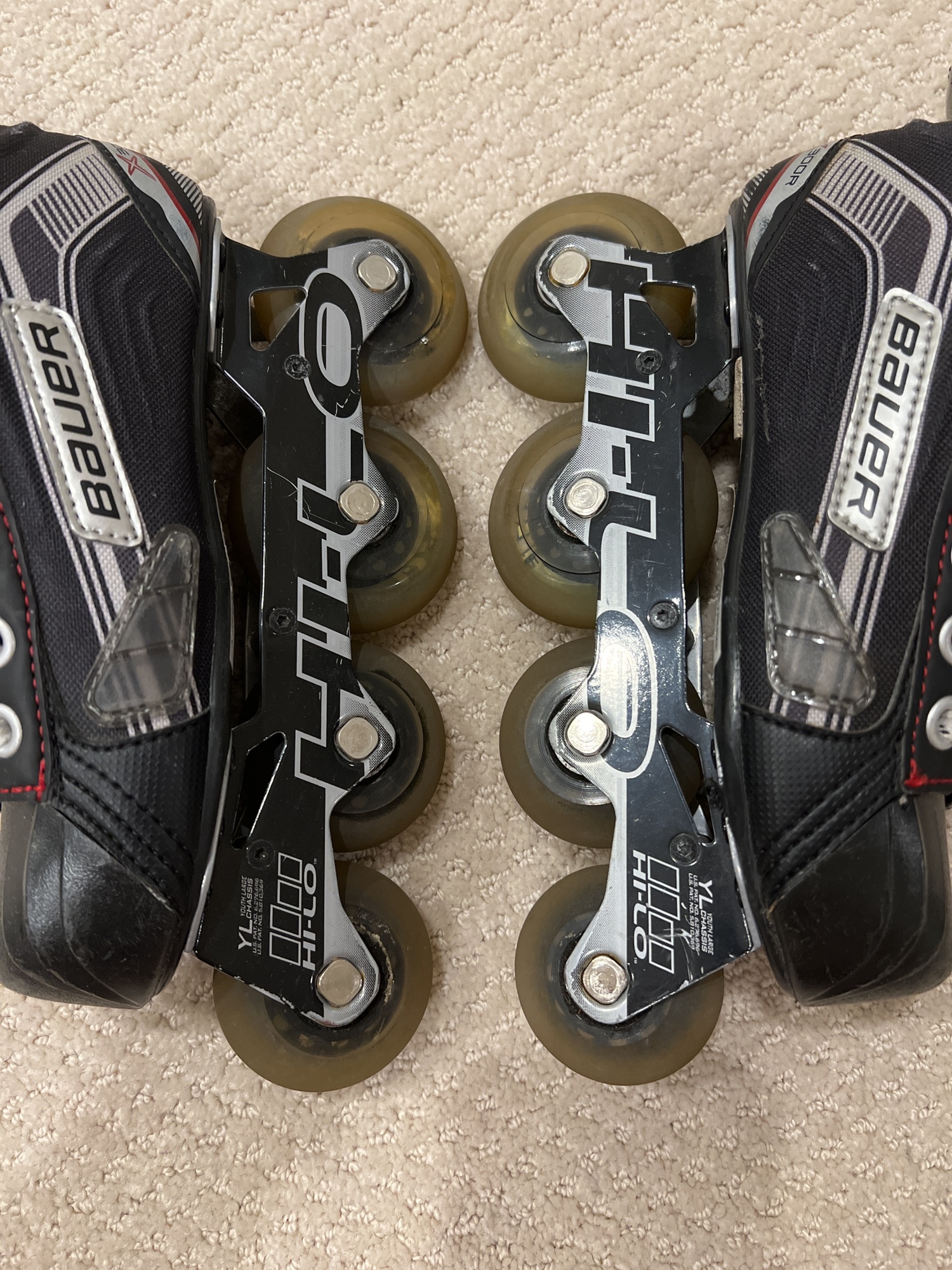 Bauer Size 1 Vapor X300R Inline Jr Skates SidelineSwap