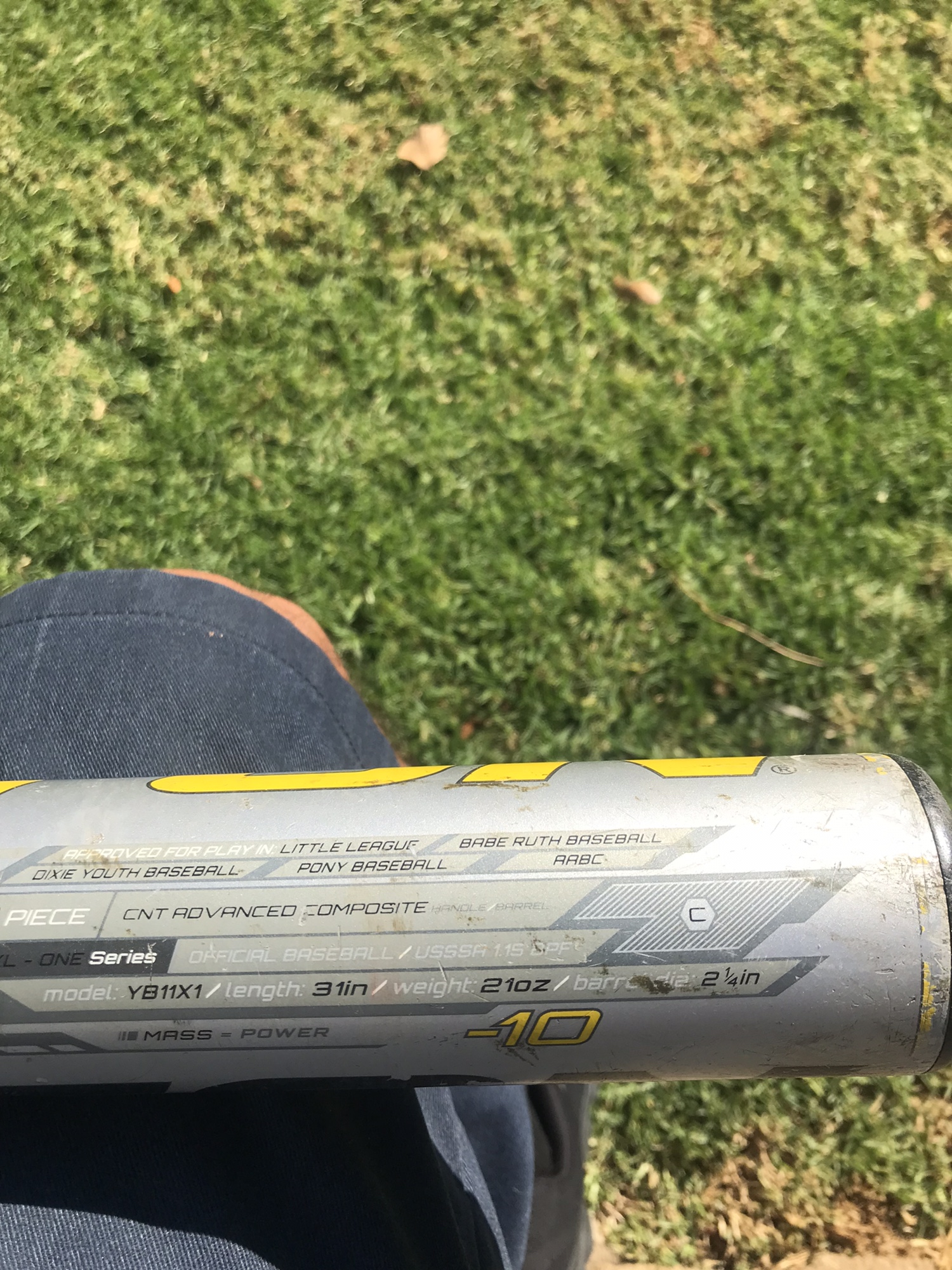 Easton XL1 Silver bullet SidelineSwap