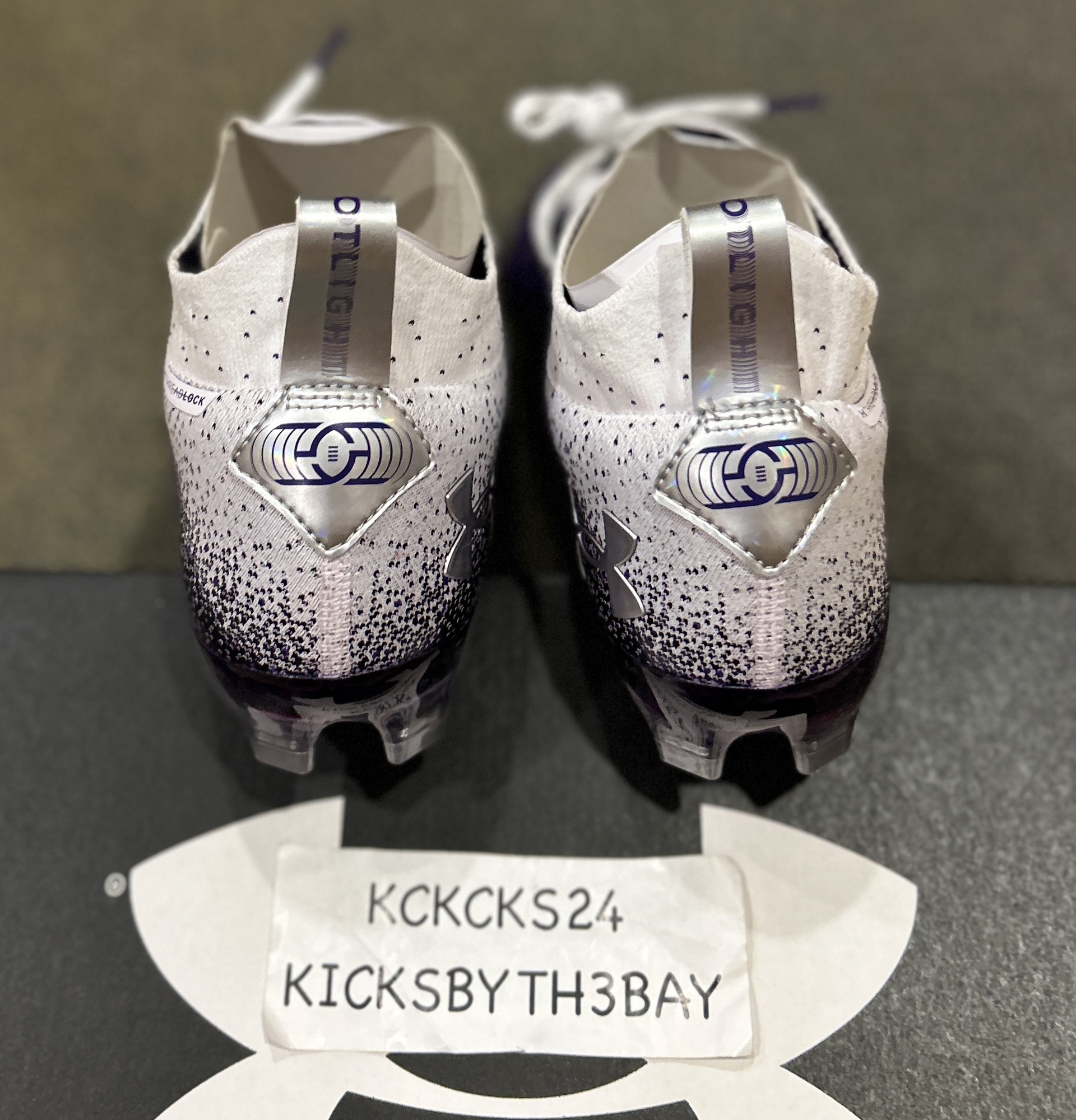 Under Armour Spotlight LUX MC Football Cleats Purple 3022654500 Mens size 11.5 SidelineSwap