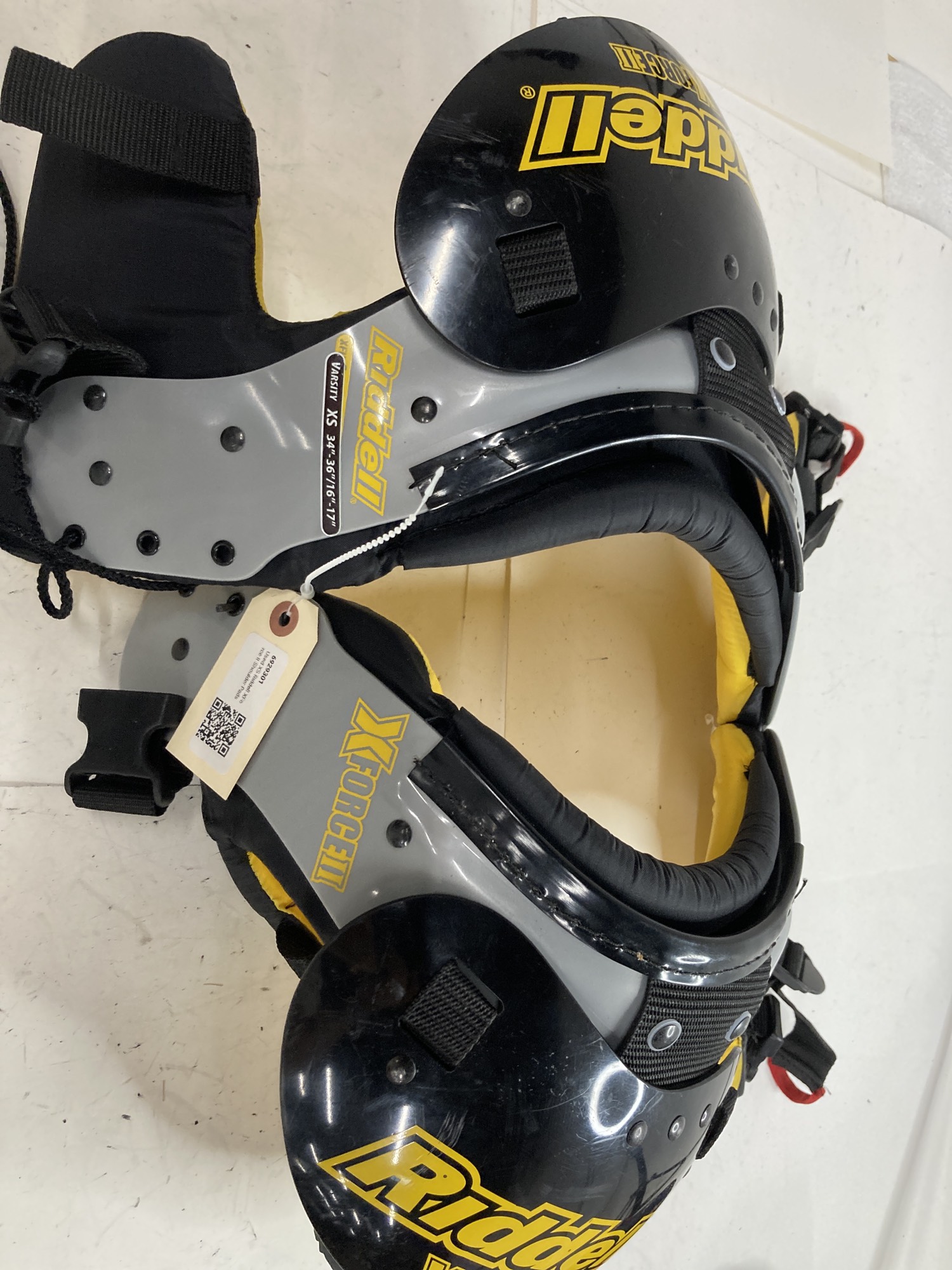 Used XS Riddell XForce II Shoulder Pads SidelineSwap