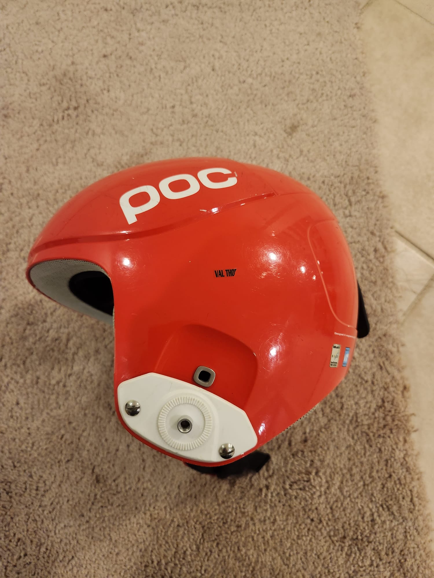 Unisex Used Medium POC Skull Orbic X Spin Helmet FIS Legal 5556 with