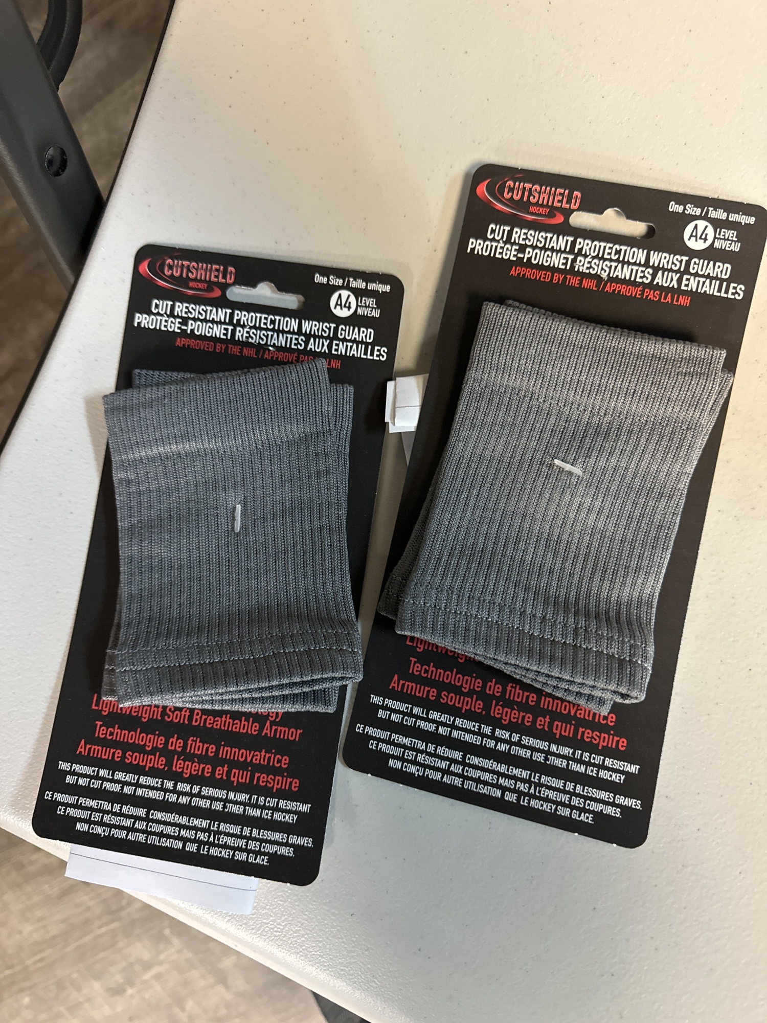 2 Pairs Custom Order New Adult Cut Shield Wrist Guards Hockey