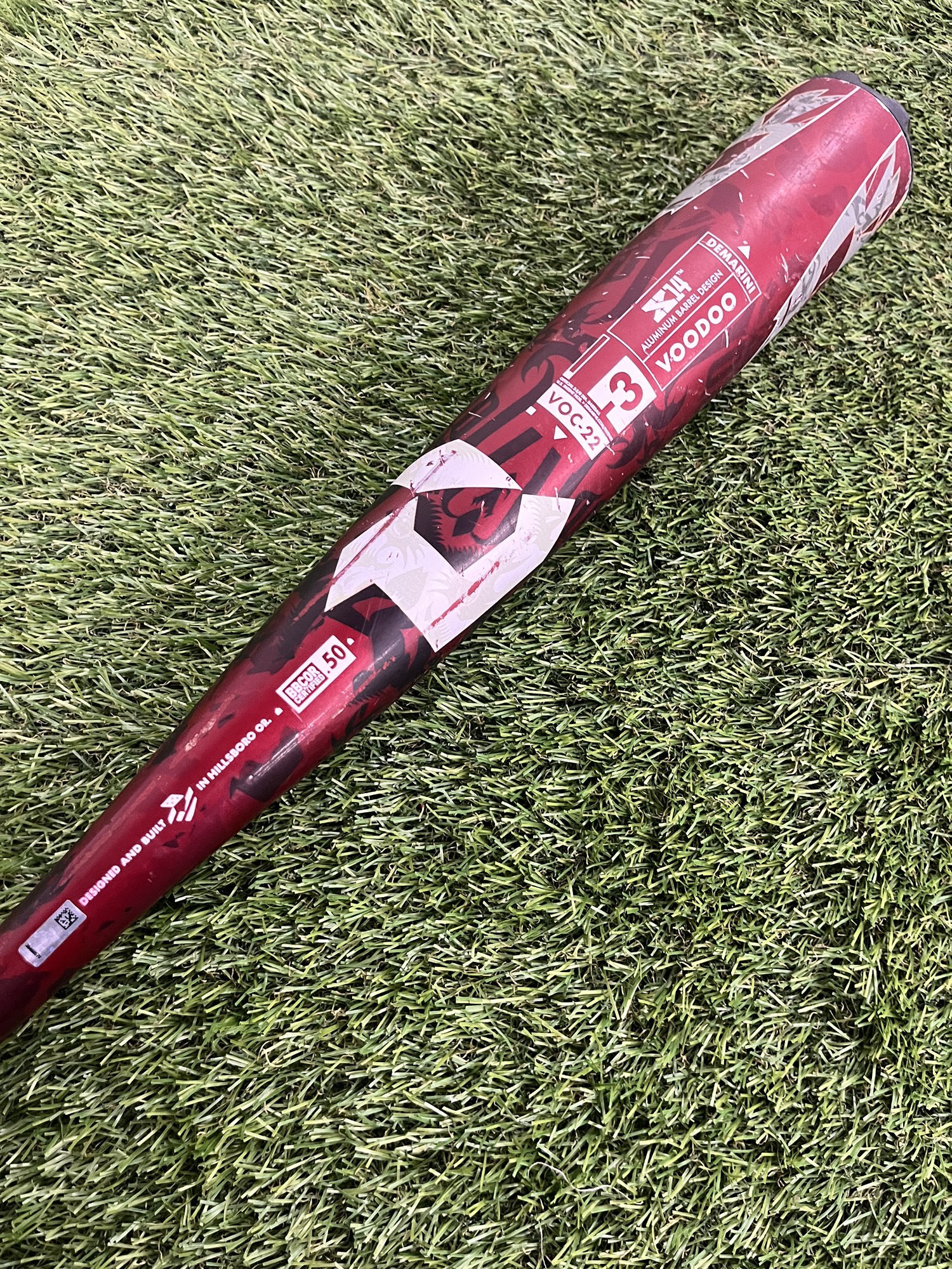 DeMarini Voodoo One BBCOR Bat 2022 (3) SidelineSwap