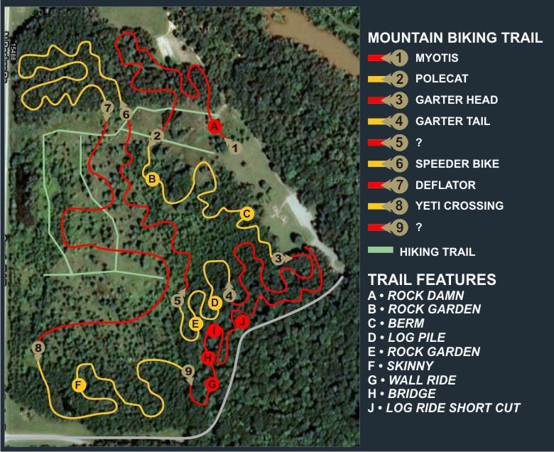 Cherney Maribel Caves County Park Mountain Bike Trail in Maribel