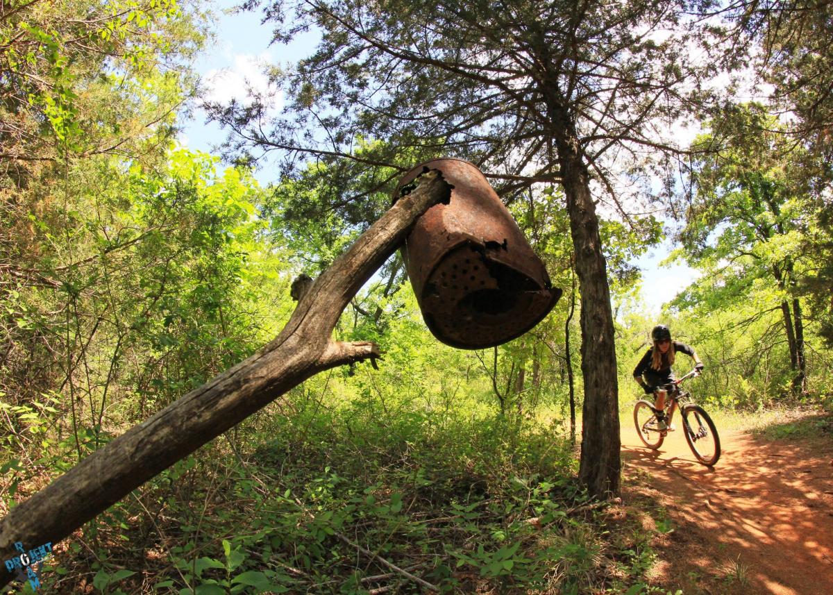 Lake Stanley Draper Mountain Bike Trail in Oklahoma City, Oklahoma