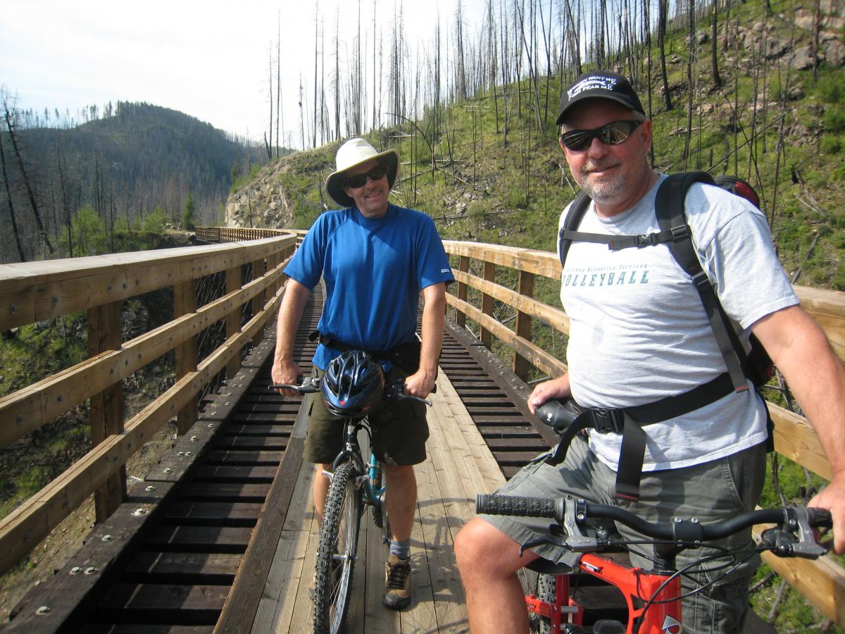 MyraBellevue Mountain Bike Trail in Kelowna, British Columbia
