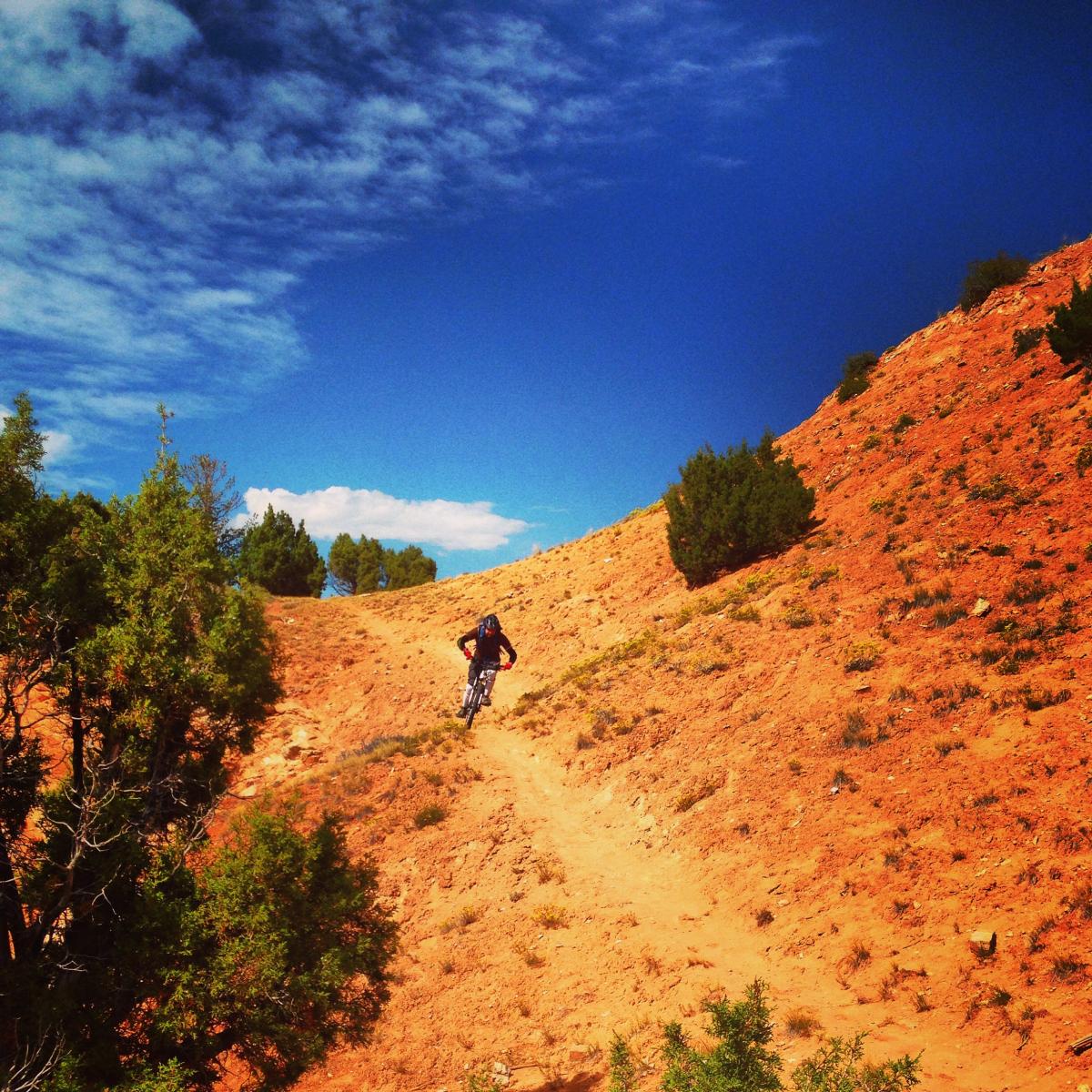 Johnny Behind The Rocks Mountain Bike Trail in Lander, Wyoming