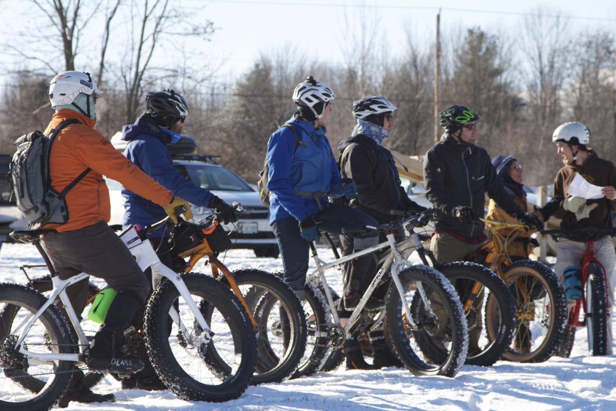 Catamount Family Outdoor Center Mountain Bike Trail in Williston