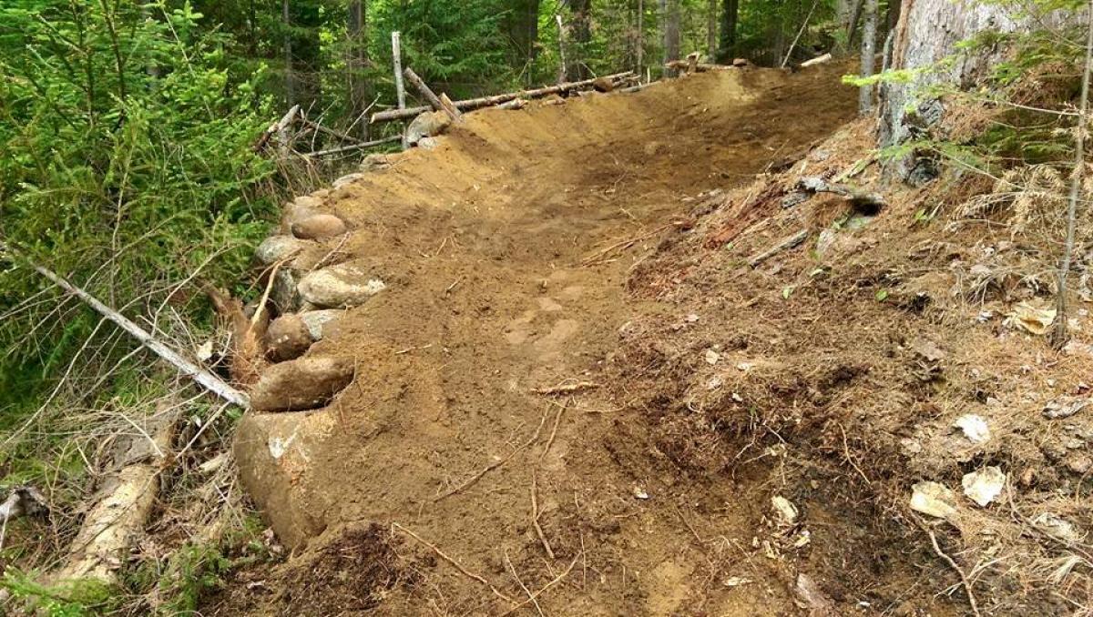 Gould Academy Single Track Mountain Bike Trail in Bethel, Maine