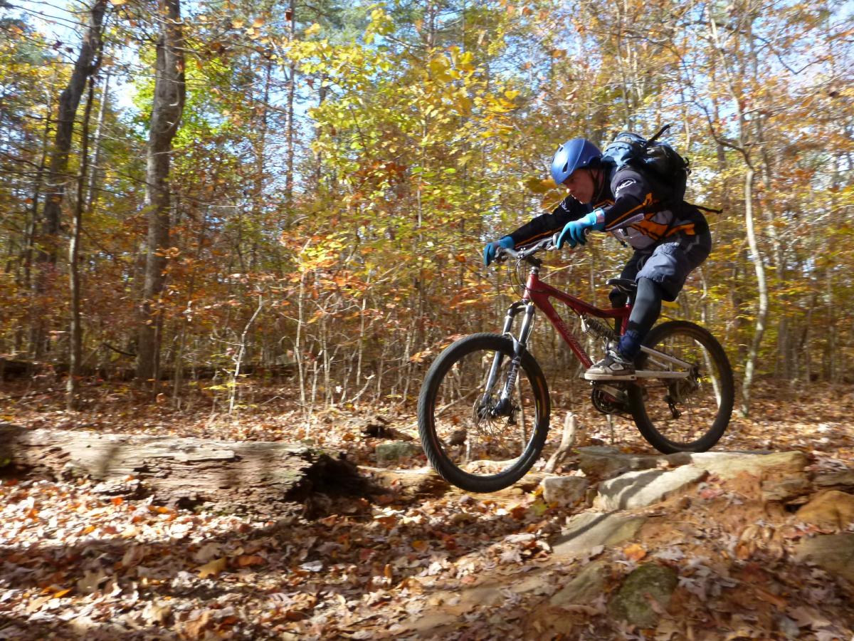 Copperhead Trail Mountain Bike Trail in Greensboro, North Carolina