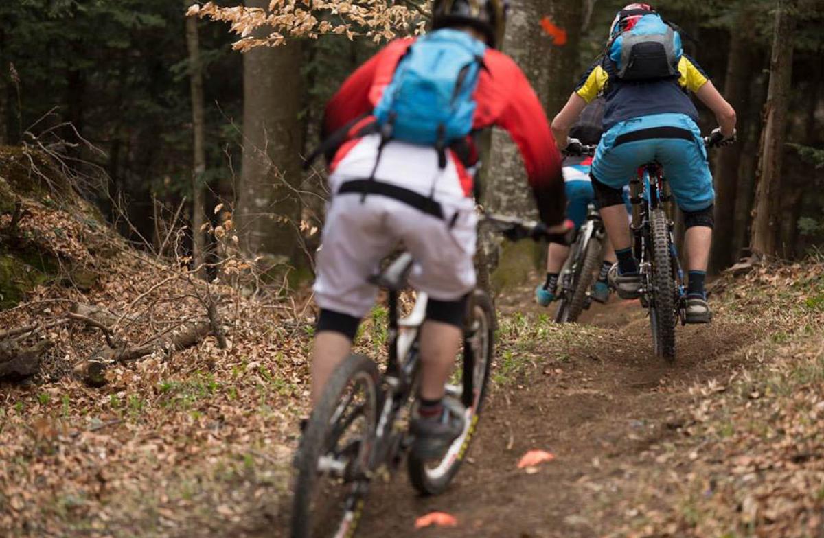 Enduro Mountain Bike Trail in Zagreb, Croatia