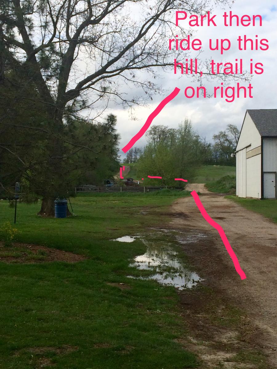 Hillsdale College / Hayden Park Mountain Bike Trail in Hillsdale