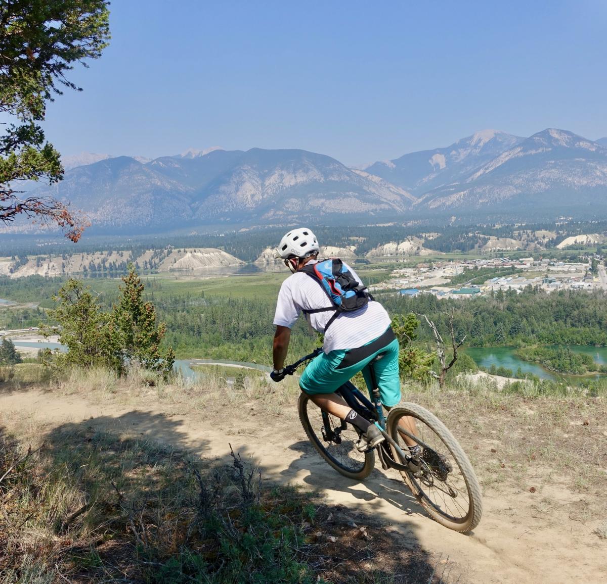 Lake Lillian Mountain Bike Trail in Invermere, British Columbia