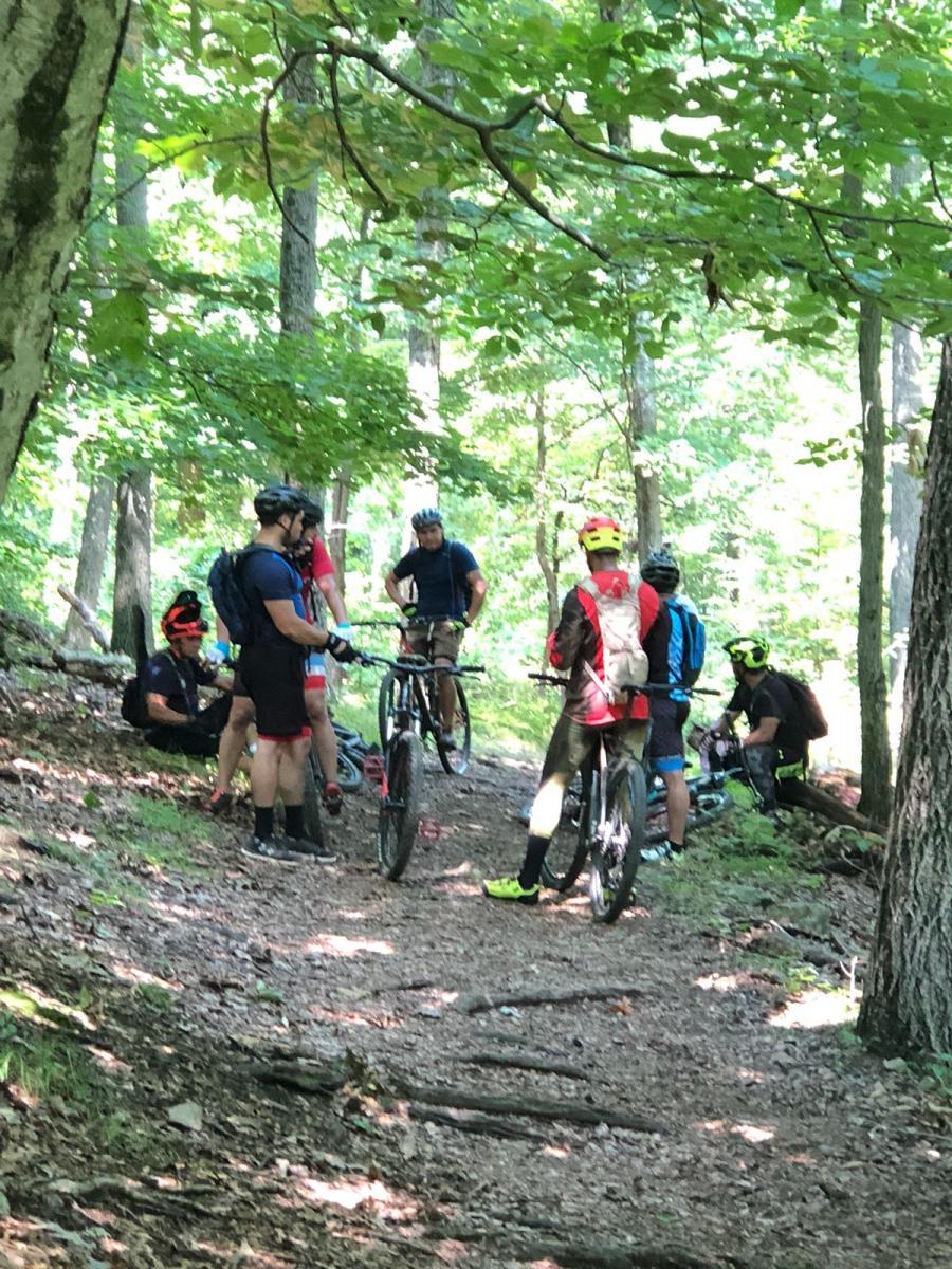 Round Valley Recreation Area Mountain Bike Trail in Lebanon, New Jersey
