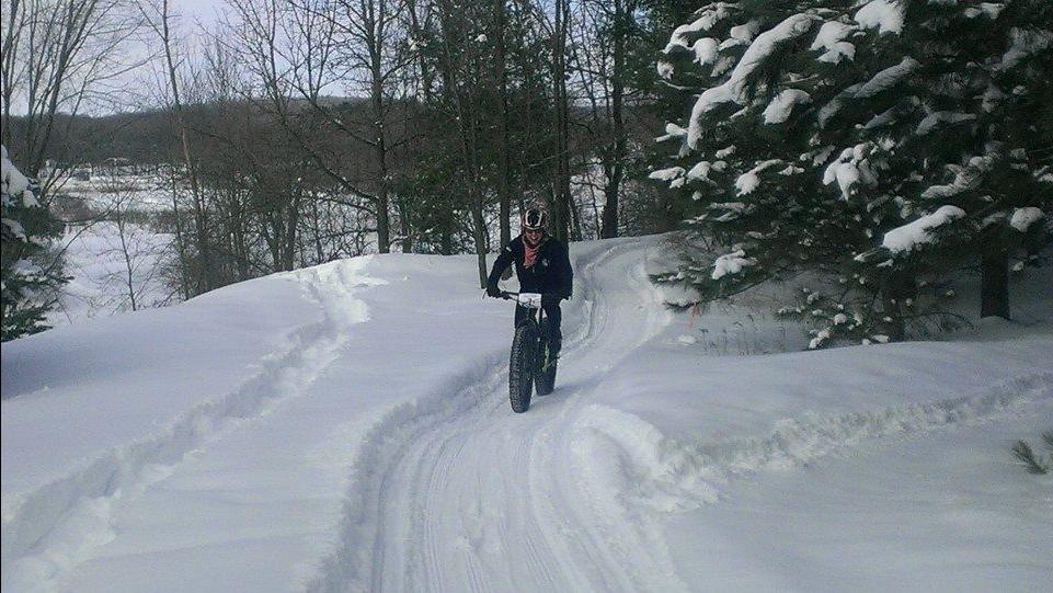 Sunnyvale County Park Mountain Bike Trail in Wausau, Wisconsin