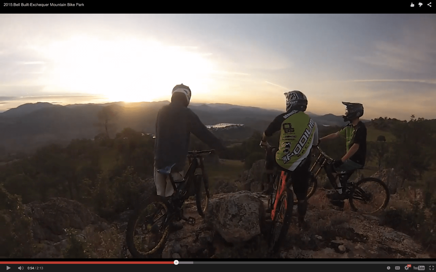 Video Bell Built Contestant Exchequer Mountain Bike Park, Mariposa