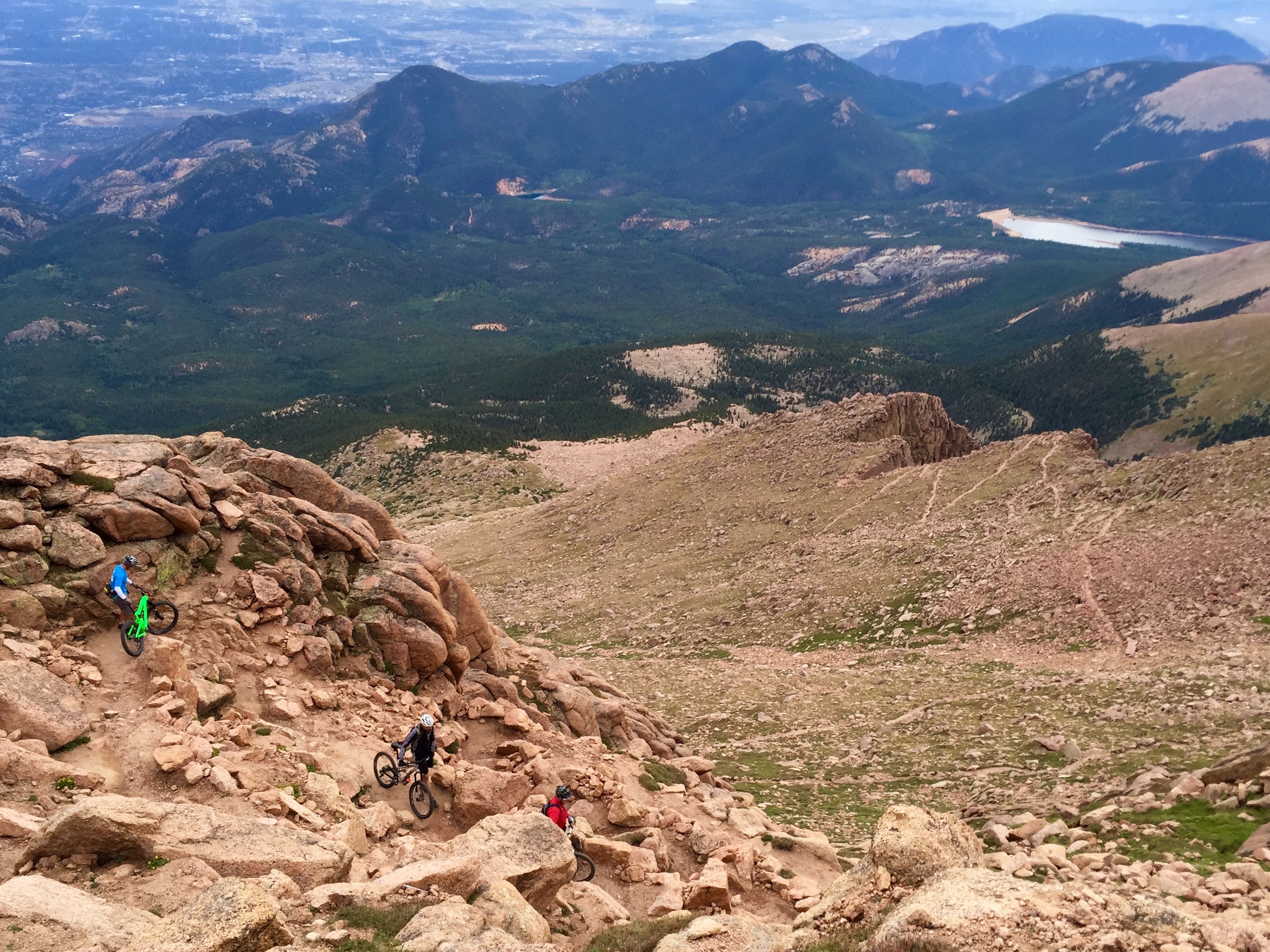 Shuttling Pikes Peak Descending An Iconic Colorado 14er on Mountain
