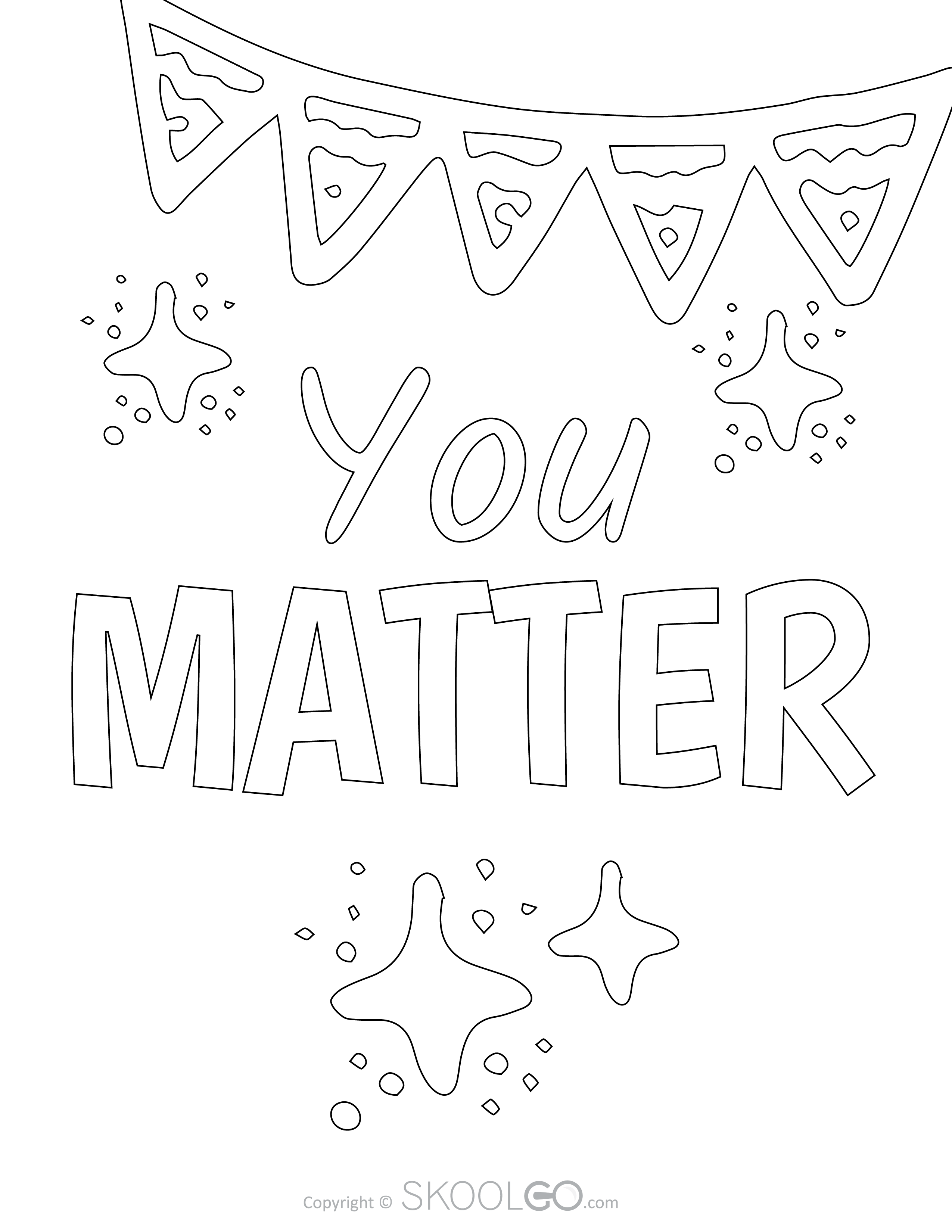 You Matter Free Poster SKOOLGO