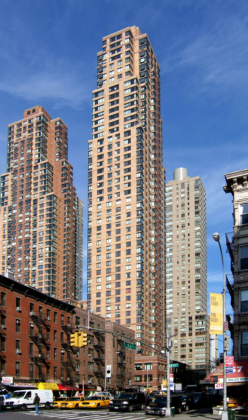 Center of skyscrapers Columbus Place Tower I