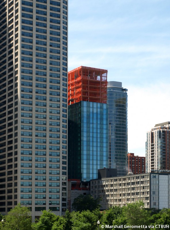 Hilton Homewood Suites and Wabash Suites Hotel The Skyscraper Center