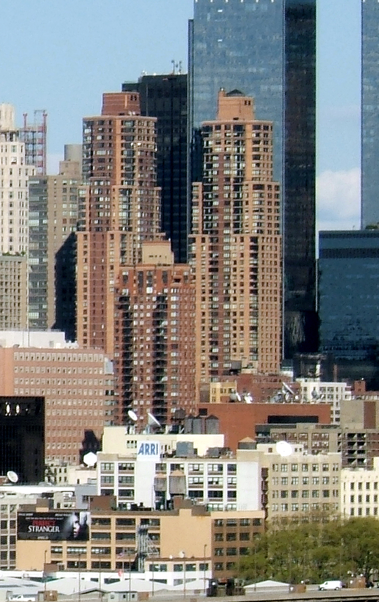 Center of skyscrapers Columbus Place Tower I