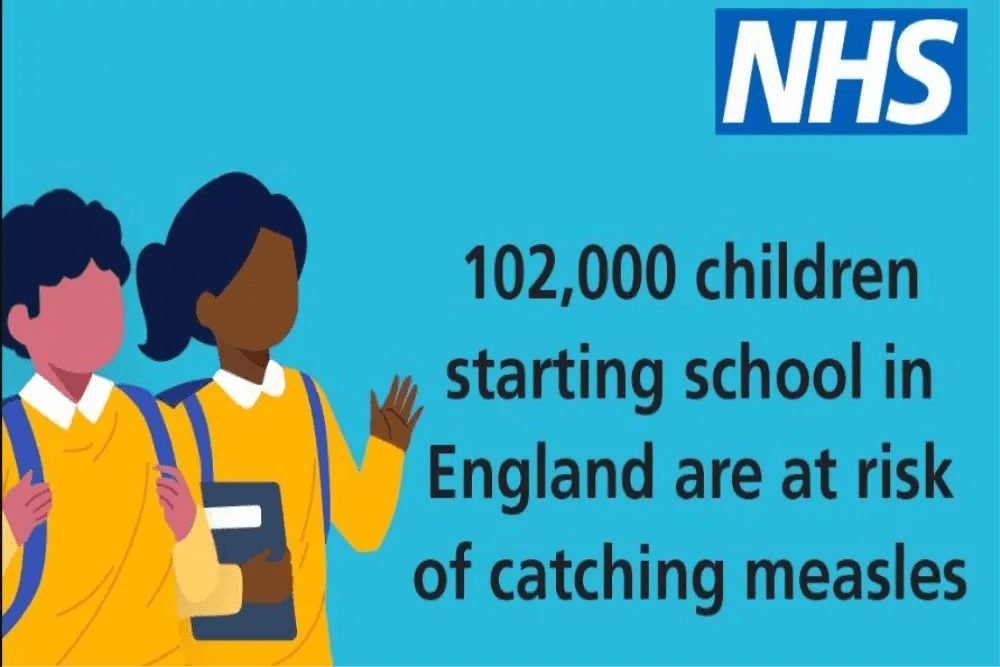 Measles cases rising Early Years Wandsworth