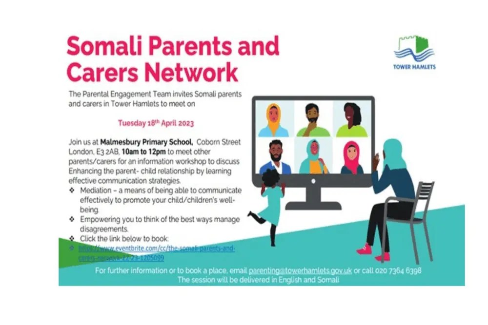 Somali Parent and Carers Network Tower Hamlets Family Hubs