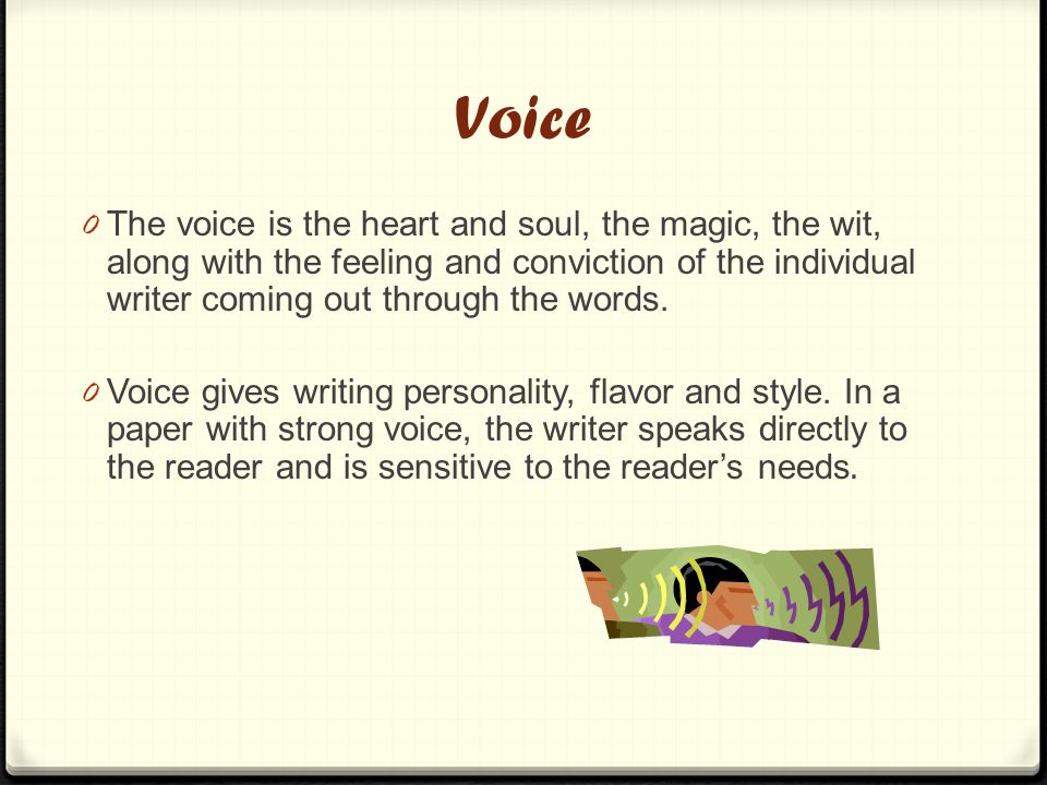 Six Traits To Good Writing Ideas Organization Voice Word Choice Sentence Fluency Conventions. - Ppt Download