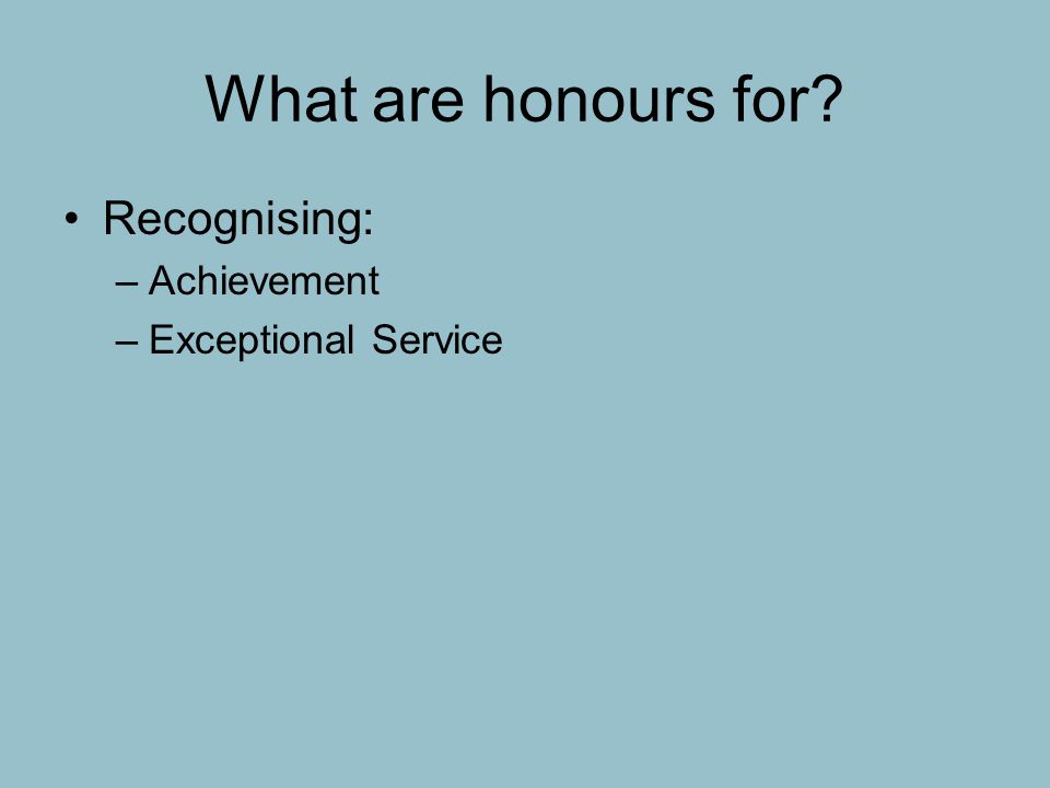 Honours and Appointments Secretariat Honours Presentation to Lord