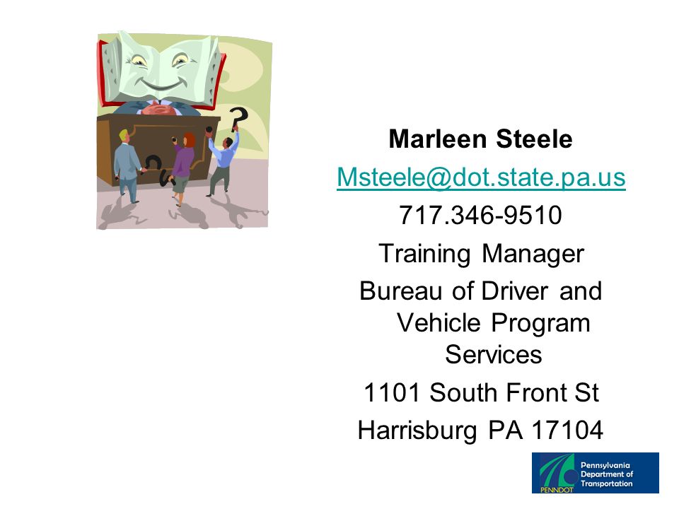 Knowledge Management Marleen Steele Training Manager PennDOT. ppt