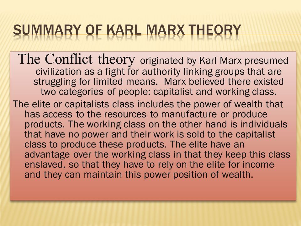 Whitney Henry Theon Graham Sociology Theories From Karl Marx Theories From Karl Marx. - Ppt Download