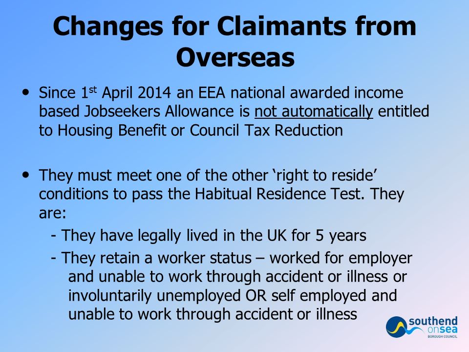 Housing Benefit and Council Tax Reduction Tracey Nicola Training