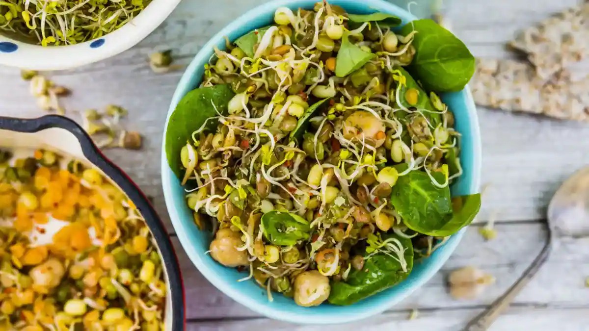 Masala Mixed Sprouts Sabzi A Light And Delicious Lunch Dish