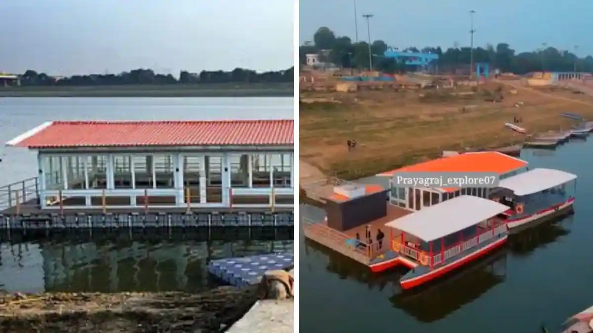 UP’s First Floating Restaurant Inaugurated In Prayagraj By CM Yogi