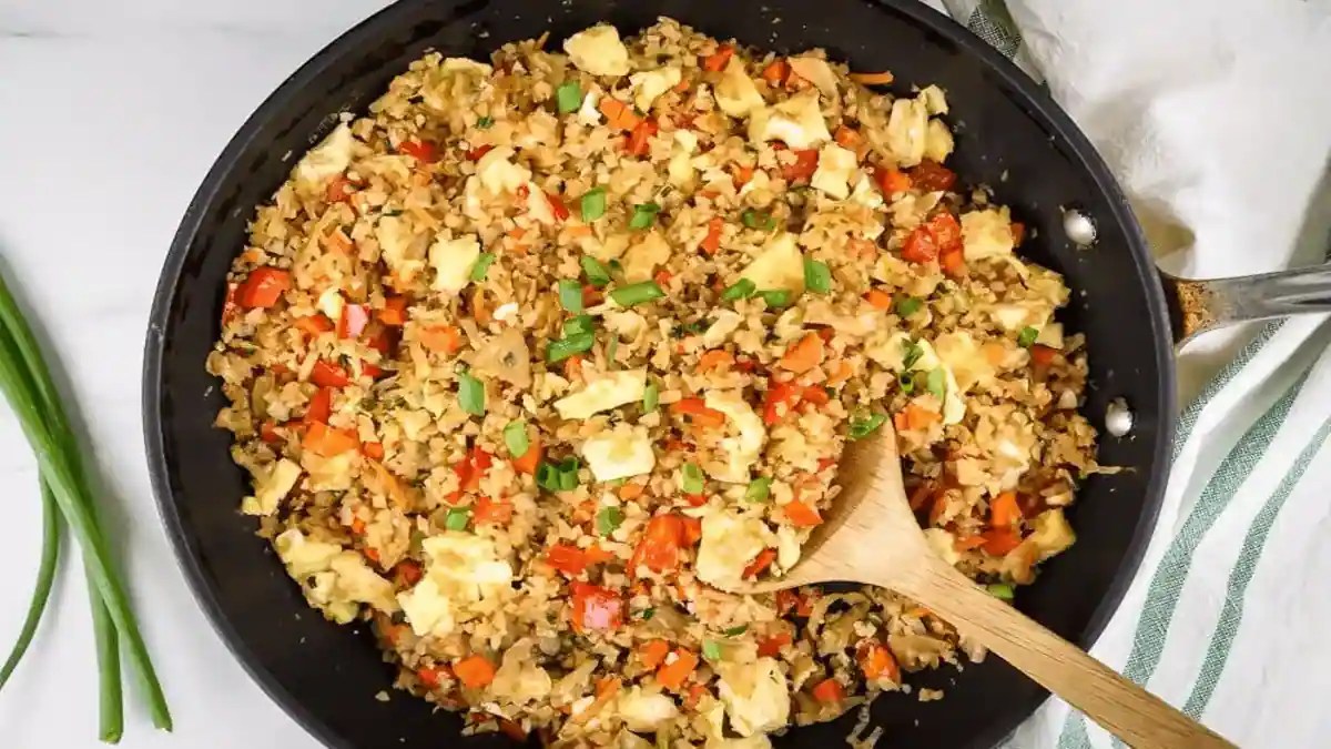 Healthy Cauliflower Fried Rice Recipe For Dinner