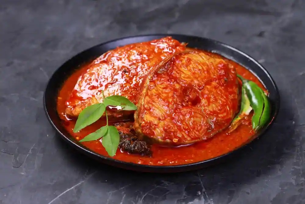 Masala Fish Cooked In Whole Spices