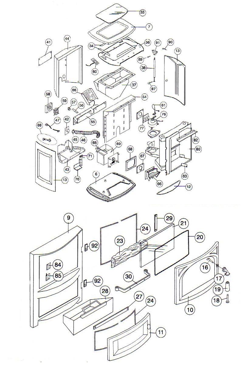 Reliance 2220 (2220) The Cozy Cabin Stove & Fireplace Parts Store
