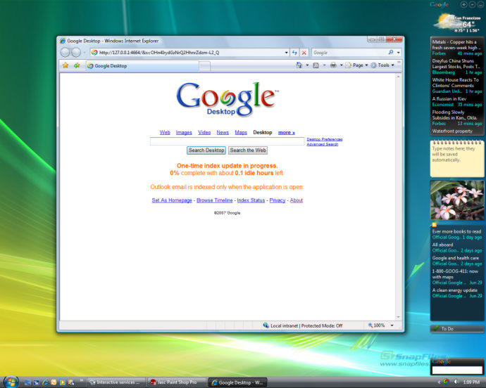 Hiper Tema Google Desktop 5