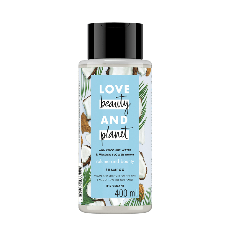 Love Beauty And Planet Volume Coconut Water & Mimosa Flower Shampoo - Review Soco By Sociolla
