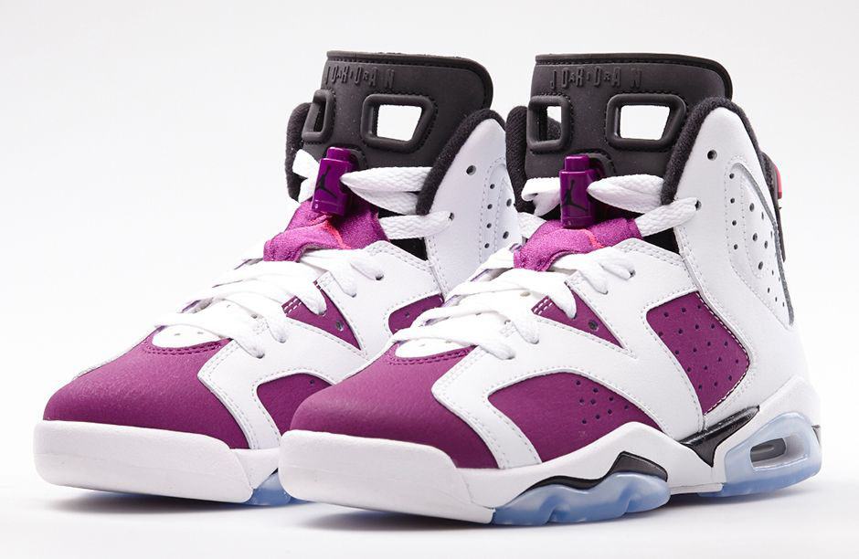An Official Look at the 'Grape' Air Jordan 6 GS Sole Collector